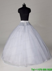 White Tulle Tea-length Unique Wedding Petticoat