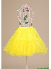 Yellow Hot Selling Mini-length Petticoat