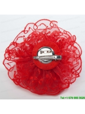 2014 Cheap and Exquisite Lace Red Fascinators