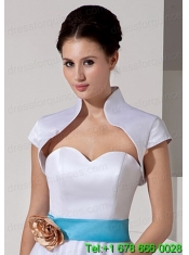 2014 Elegant Ivory Short Sleeves Jacket