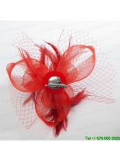 2014 Fashionable Tulle Black Net Yarn Briadl Hat