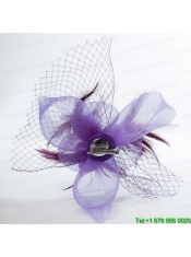 2014 Fashionable Tulle Black Net Yarn Briadl Hat