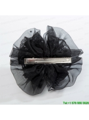 2014 Lace and Tulle Pink Hair Ornament with Rhinestone