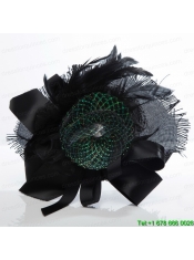 2014 Modest Beading Lace and Feather Fascinators