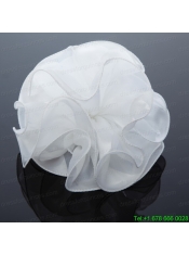 2014 Simple Organza White Summer Fascinators