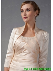 3/4 Sleeves High-neck Satin Popular Jackets