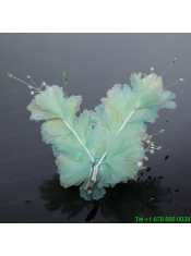 Beautiful Red Feather Pearl Feather Fascinators for Outdoor