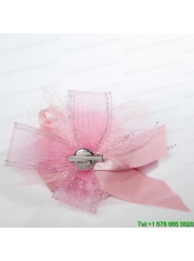 Black Rhinestone Feather Hair Ornament for Imitation Pearls