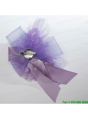 Black Rhinestone Feather Hair Ornament for Imitation Pearls