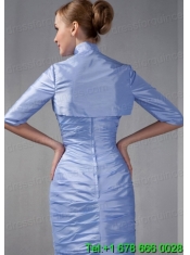 Elegant Lilac Satin Jacket For Prom