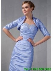 Elegant Lilac Satin Jacket For Prom