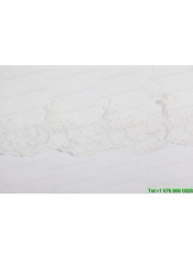 Elegant One-Tier Oval Elbow Veils with Lace Edge