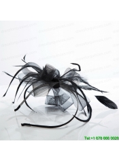 Elgant White Hair Tulle Feather Ornament