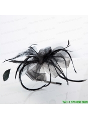 Elgant White Hair Tulle Feather Ornament