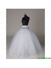 Fashionable Organza Ball Gown Floor-length Petticoat in White