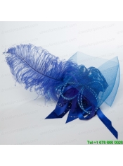 Gorgeous Feather Lace and Imitation Pearls Hair Ornament
