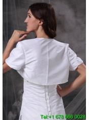 Gorgeous White Open Front Quinceanera Jacket