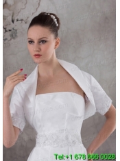 Gorgeous White Short Sleeves Jacket
