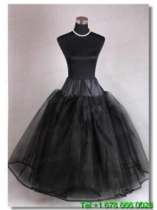 High End Organza Ball Gown Floor-length Black Petticoat