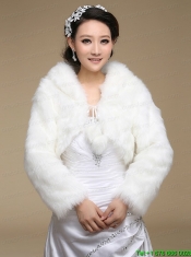 Long Sleeves 2015 Popular Shawls in White