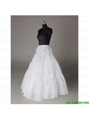 Luxurious Organza Ball Gown Floor-length White Petticoa