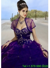 Modern Beading and Ruffles Tulle JQuinceanera acket with Open Front