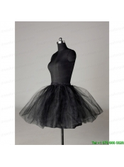 Modern Organza Mini Length Petticoat in Black