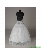 Modest Organza Ball Gown Floor-length White Petticoat