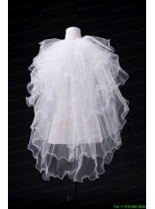 Multi-Tier Pencil Edge Elbow Bridal Veils Whites Bridal Veils