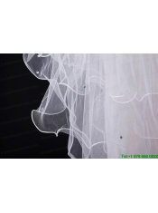 Multi-Tier Pencil Edge Elbow Bridal Veils Whites Bridal Veils