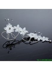 Nobile Alloy Silver Rhinestone Hair Ornament for Wedding