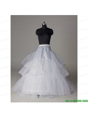 Popular Organza A Line 3 Layers White Petticoat