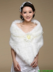 Unique White Faux Fur Wraps for 2015