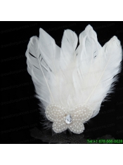 Unique White Pearl Feather for Wedding