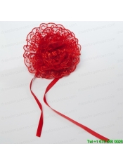 White Sash Organza Wedding Fascinators for Summer