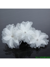 White Tulle 2014 Summer Fascinators with Beading