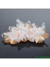 White Tulle 2014 Summer Fascinators with Beading