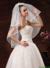 2 Layers Elbow Length Beautiful Wedding Veil