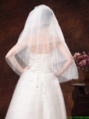 2012 Inspired 4-Layer White Bridal Veil On Sale