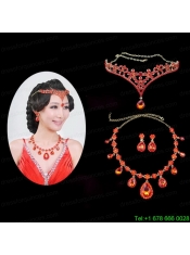 Beautiful Alloy With Crystal Women's Jewelry Sets
