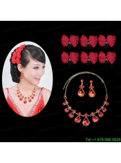 Beautiful Alloy With Crystal Women's Jewelry Sets