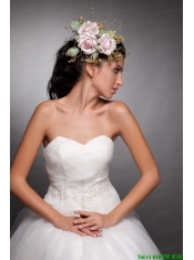Beautiful Baby Pink Hand Made Flowers Headpieces
