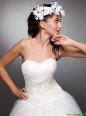 Beautiful Hand Made Flowers Taffeta Wreath