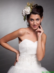 Beautiful Headpieces Taffeta Hand Made Flowers