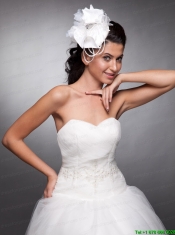 Beautiful Organza and Taffeta Headpieces Pearls