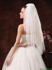 Beautiful Organza and Three-tier Veil For Wedding