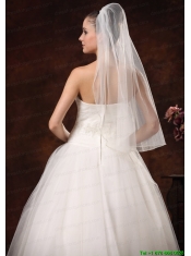 Cheap Drop Tulle Bridal Veils For Wedding