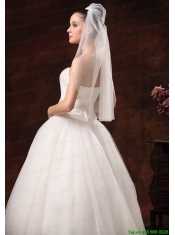 Cheap Drop Tulle Bridal Veils For Wedding
