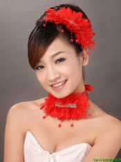 Classical Organza Beaded Wedding Fascinators