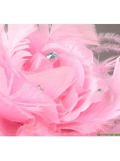 Colorful Tulle Beaded Wedding Fascinators